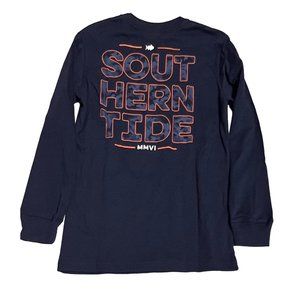 Southern Tide Skipjack fishing  boat long sleeve shirt Camo Stack Youth YM YXL